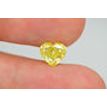 Heart Diamond Fancy Yellow Color 1.70 Carat SI1