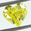 Heart Diamond Fancy Yellow Color 1.77 Carat SI1