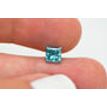 Loose Princess Diamond Fancy Turquoise 1.00 Carat SI1