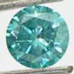 Loose Round Diamond Fancy Blue 1.00 Carat I1