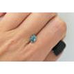 Oval Shape Diamond Fancy Blue Color 1.00 Carat SI1