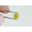 Round Cut Diamond Fancy Yellow SI2 1.51 Carat