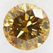 Round Shape Diamond Fancy Brown Loose 1.51 Carat SI2 IGI Certificate