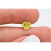 Heart Diamond Fancy Yellow Color 1.70 Carat SI1