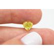Heart Diamond Fancy Yellow Color 1.70 Carat SI1
