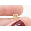 Cushion Cut Diamond Natural Fancy Brownish Yellow GIA Certified 1.51 Carat SI1