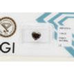 Heart Shape Diamond Fancy Brown 1.54 Carat I2 IGI Certificate