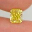 Loose Fancy Yellow Radiant Shaped Diamond 1.39 Carat VS2