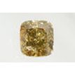 Cushion Cut Diamond Fancy Brown Color 1.51 Carat I2 GIA Certificate