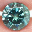 Loose Green Diamond Round Shaped 1.01 Carat SI1
