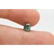 Radiant Shape Diamond Loose 1 ct Fancy Green Enhanced I1 Certified 5.14X5.78 MM