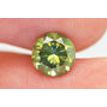 Round Shape Diamond Fancy Green Color Loose 1.30 Carat VS1