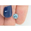 Loose Blue Round Diamond 1.22 Carat SI1