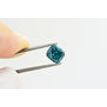 Cushion Cut Diamond Fancy Blue Certified 1.18 Carat VVS2