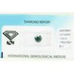 Round Cut Diamond Green Color SI1 IGI Certificate 1.03 Carat
