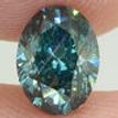 Loose Oval Diamond Fancy Blue 1.03 Carat VS2