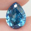 Pear Shape Diamond Fancy Blue Color 1.04 Carat VS2