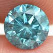 Blue Diamond Round Shape SI2 1.10 Carat