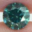 Loose Round Diamond Fancy Green 1.08 Carat VS2