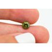 Fancy Olive Green Round Diamond 1.11 Carat VS2