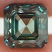 Fancy Blue Asscher Diamond Loose 1.10 Carat VS1