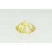 Round Cut Diamond Fancy Yellow Color SI1 1.08 Carat
