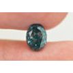 Oval Cut Diamond Fancy Blue Color Loose 1.08 Carat VS2
