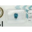 Pear Shape Diamond Fancy Blue Color SI2 1.08 Carat IGI Certified