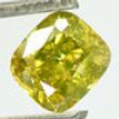 Cushion Diamond Yellow Color 1.11 Carat SI1