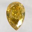 Pear Shape Diamond Fancy Yellowish Brown 0.37 Carat VS1 IGI Certificate