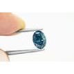 Oval Cut Diamond Fancy Blue Color 1.05 Carat SI1