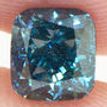 Cushion Cut Diamond Fancy Blue Color 1.05 Carat VS2