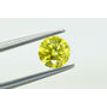 Loose Yellow Round Diamond 1.09 Carat SI1