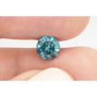 Fancy Blue Round Diamond Loose 1.07 Carat SI1