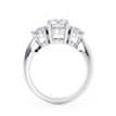 Trinity Diamond Ring 2.70 Ct Total Carat Weight - Model AUTUMN