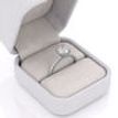 Sollitaire&Side stones Diamond Ring 1.14 Ct Total Carat Weight - Model ALICE