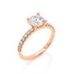 Sollitaire&Side stones Diamond Ring 1.14 Ct Total Carat Weight - Model ALICE