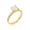 Sollitaire&Side stones Diamond Ring 1.14 Ct Total Carat Weight - Model ALICE