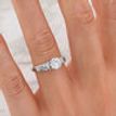 Sollitaire&Side stones Diamond Ring 1.28 Ct Total Carat Weight - Model SOPHIE