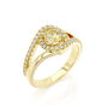 Halo Diamond Ring 1.64 Ct Total Carat Weight - Model ISLA