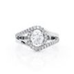 Halo Diamond Ring 1.64 Ct Total Carat Weight - Model ISLA