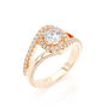 Halo Diamond Ring 1.64 Ct Total Carat Weight - Model ISLA