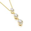 Trinity Diamond Necklace 0.92 Ct Total Carat Weight - Model HURREM
