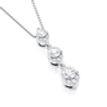 Trinity Diamond Necklace 0.92 Ct Total Carat Weight - Model HURREM