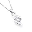 Solo Diamond Necklace 1.30 Ct Total Carat Weight - Model NCSR-08
