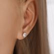 Solo Diamond Earrings Studs 2.10 Ct Total Carat Weight - Model SIMERY