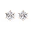 Solo Diamond Earrings Studs 2.10 Ct Total Carat Weight - Model SIMERY