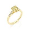 Sollitaire&Side stones Diamond Ring 1.10 Ct Total Carat Weight - Model RACHEL