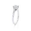 Sollitaire&Side stones Diamond Ring 1.10 Ct Total Carat Weight - Model RACHEL