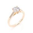 Sollitaire&Side stones Diamond Ring 1.10 Ct Total Carat Weight - Model RACHEL